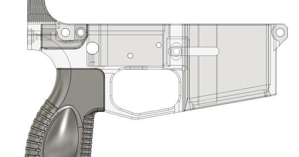 ar pistola firmeza 5 deg atarracado gordo patch1995 3D modelos Esportes livre thingiverse ar15grip cabo revólver 3d print model - Mito3D