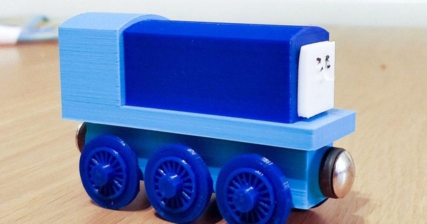 brio compatible diesel engine lloyd95g 3D Models Toys & Games Outdoor train thingiverse 3d print model - Mito3D