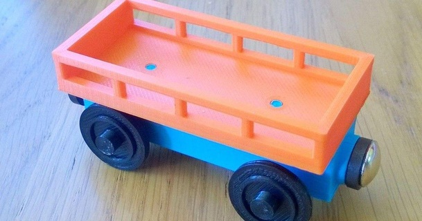 brio compatible carga coche vehiculo lloyd95g 3D modelos juguetes juegos aire libre thingiverse tren madera briocompatible 3d print model - Mito3D