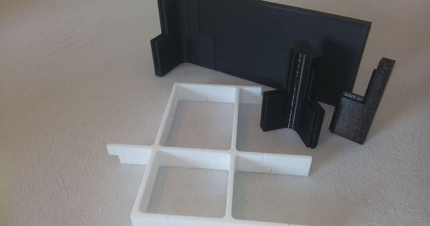 modular Verriegelung Schublade Teiler pbg43 3D Modelle Haushalt Haus Ausrüstung 3d print model - Mito3D