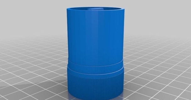 screw-on bubbler jon c 3D Models Household Kitchen diy fermentation bottlecap thingiverse 3d print model - Mito3D