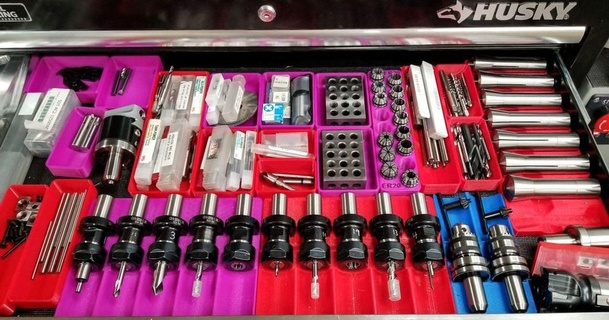 toolbox drawer organizers clough42 3D Models Hobby & Makers Tools thingiverse 3d print model - Mito3D