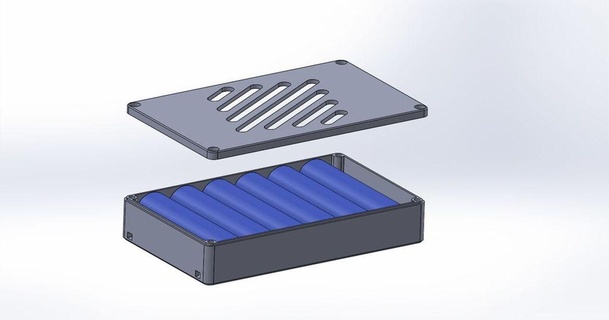 lipo batteries boîte fra avons besoin 3D modèles loisir fabricants idées titulaire soutien batterie électronique chose universelle 3d print model - Mito3D