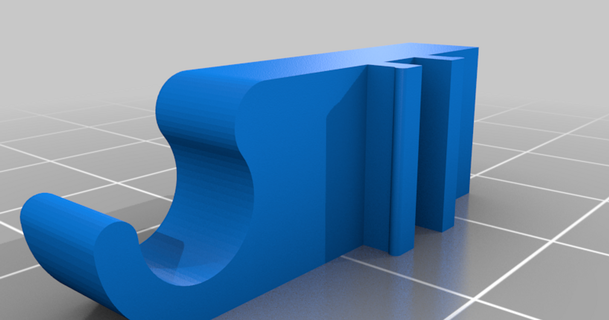 ds18b20 Temperatur Sensor montieren slot linear Schiene Jay 3D Modelle Drucker Teile Upgrades Kabel Clip thingiverse 3d print model - Mito3D