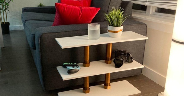 canapé côté table scholtzan 3D modèles Ménage vivant chambre étagère d'appoint fin 3d print model - Mito3D