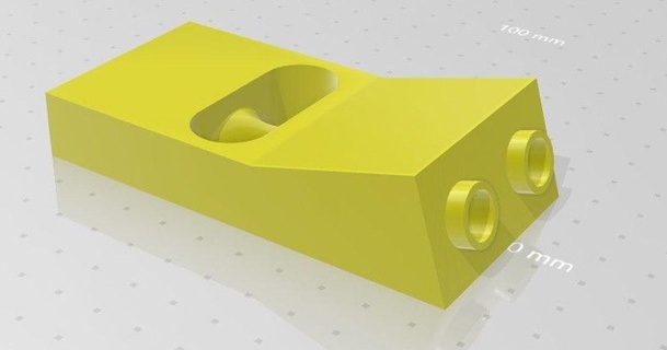 basit cep delik jig mack22 3D modeller hobi yapımcılar fikirler jig delik 3d print model - Mito3D