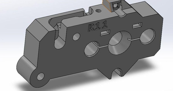 prusa mini + top r11 supplémentaire taille seifer69er 3D modèles imprimantes pièces mises niveau améliorer Axe Prusamini 3d print model - Mito3D