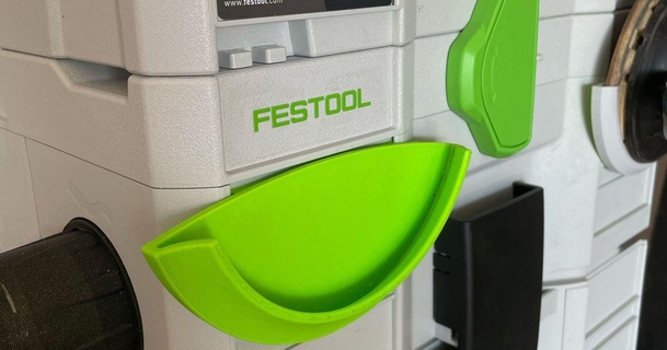 festool systainer 150mm ponceuse titulaire soutien Chris 300m 3D modèles loisir fabricants organisateurs 3d print model - Mito3D