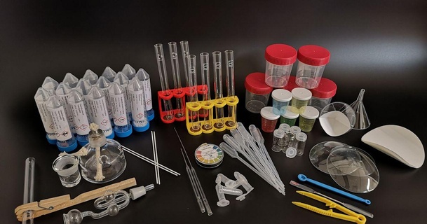 kaşık spatula kimya Deney Ayarlamak Ffelspatel deney seti Alex 3D modeller öğrenme Biyoloji 3d print model - Mito3D