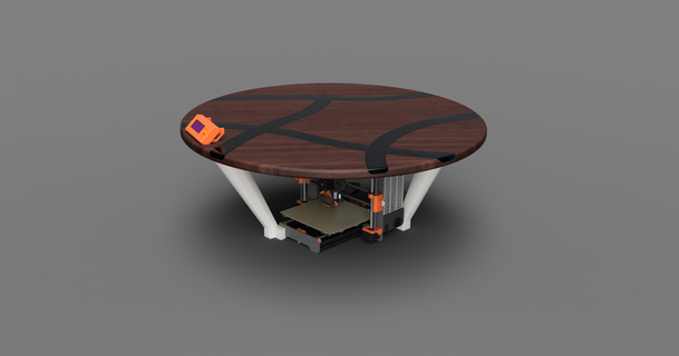 Yazdır düşük masa atölye jb 3D modeller ev halkı dekor yazıcı epoksi Odun prusai3mk3 3d print model - Mito3D