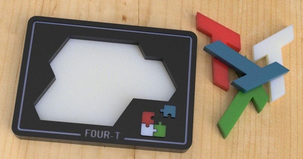 puzzle replica celduzi 3D Modelli giocattoli Giochi tavola puzle cuatro 3d print model - Mito3D