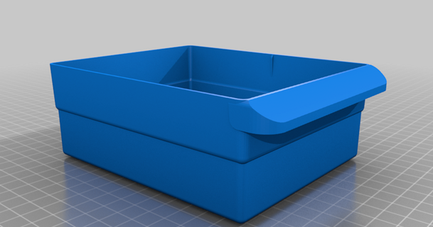 plastica cassetto avanti 3D Modelli domestico ufficio thingiverse 3d print model - Mito3D