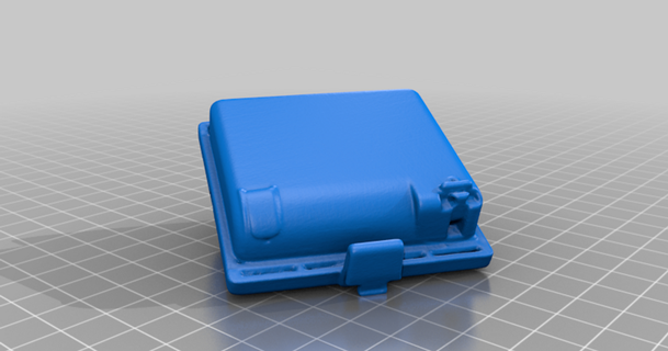 gameboy batería paquete escanear 3D modelos juguetes juegos aire libre nintendo 3dscan 3d print model - Mito3D