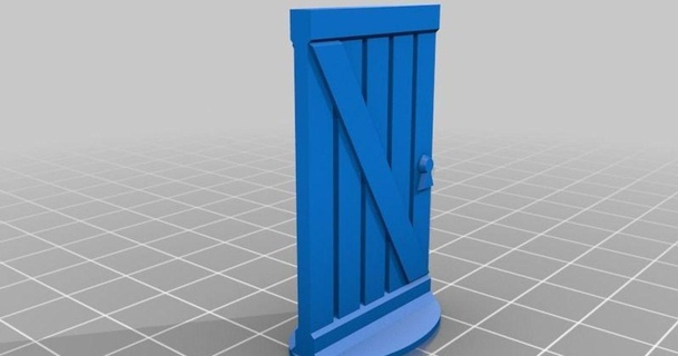 tabletop doors ahoward 3D Models Costumes & Accessories Props dungeonsanddragons pathfinder thingiverse 3d print model - Mito3D