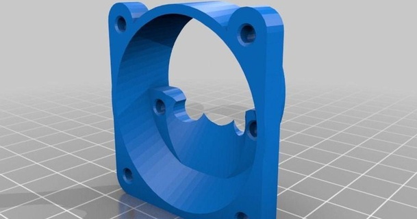 hanging fang blower fan adapter ahoward 3D Models Printers Accessories thingiverse 3d print model - Mito3D