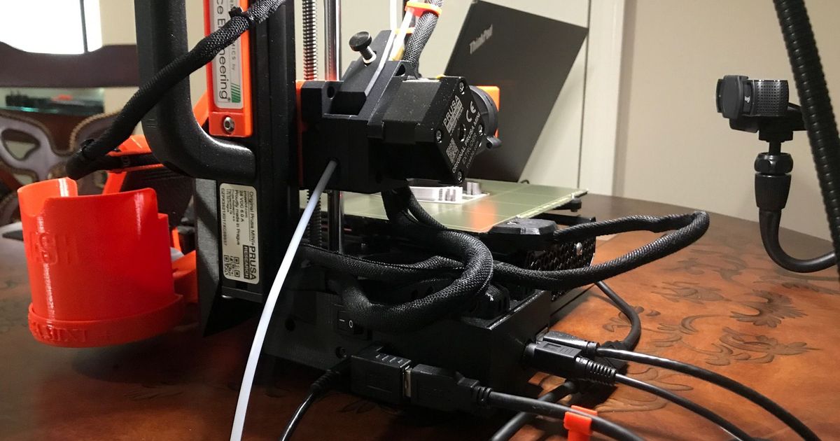 Prusa mini artı USB 30 kablo anti stres 90 degree adaptörler 3D modeller yazıcılar Aksesuarlar 3D print model - Mito3D