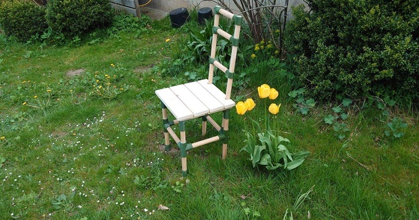 sandalye solungaç 3D modeller ev halkı dış mekan Bahçe 3d print model - Mito3D