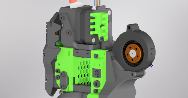 eva 3 ingresso ebm papst rlf 35 8 14 mcosono 3D Modelli stampanti stampante parti aggiornamenti ratrig vcore3 vminion Papa 3d print model - Mito3D