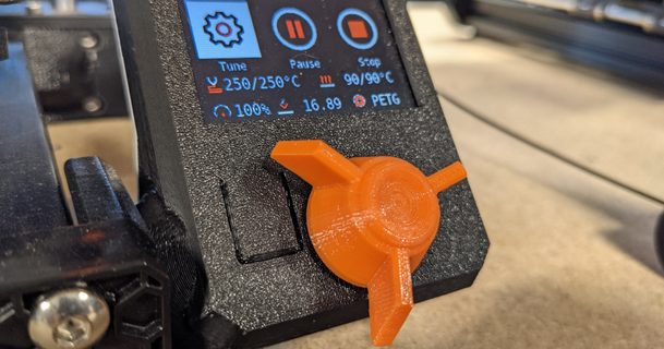 Knopf Einzug Prusa mini + Nix 3D Modelle Drucker Teile Upgrades Mini Prusamini 3d print model - Mito3D
