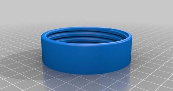 32mm vuoto tubo flessibile cap numatico Henry femmina chrisherman 3D Modelli passatempo creatori idee thingiverse 3d print model - Mito3D