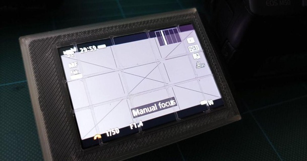 Kanon m50 Bildschirm 4 3 Aspekt Verhältnis leiten nahuel 3D Modelle Gadgets Foto Video 3d print model - Mito3D