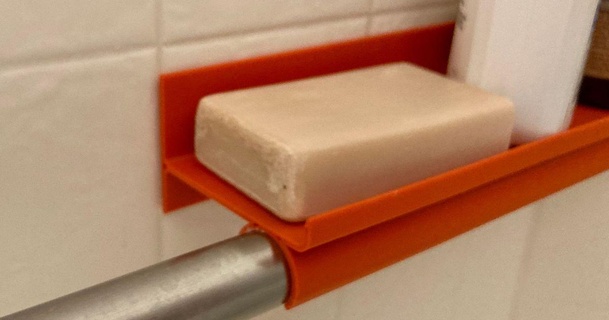 vaso modalità snap fit doccia mensola osservazioni confuse 3D Modelli domestico bagno vasca 3d print model - Mito3D