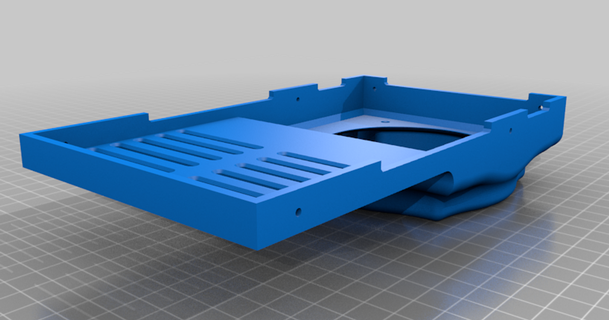 ender 3 psu 8010 fan cover silencer jeffbrazzos 3D Models Printers Creality Parts & Upgrades thingiverse 3d print model - Mito3D