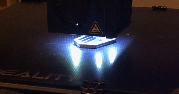 ender3 caliente final LED montar jeffbrazzos 3D modelos impresoras accesorios ledmount thingiverse ender3pro 3d print model - Mito3D