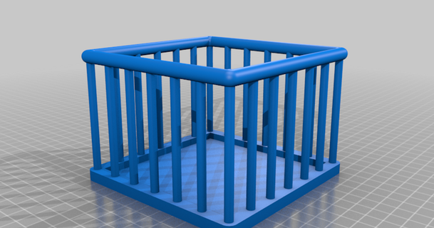 barbie laufstall playpen rolf prusa printer 3D Models Toys & Games Outdoor thingiverse stuff 3d print model - Mito3D