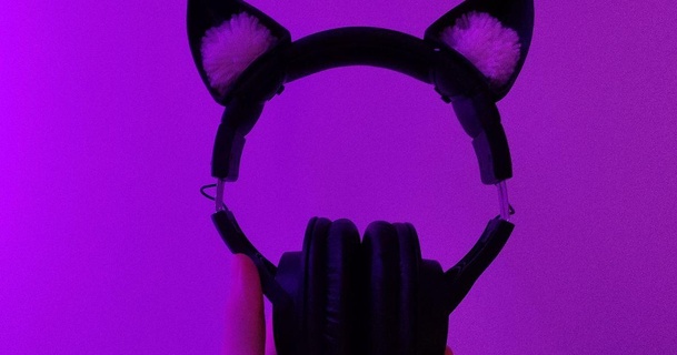 cat ears headphones 3dtaco 3D Models Costumes & Accessories Cosplay in general gaming neko accessories 3d print model - Mito3D