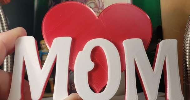 mom heart artisan sir anderson 3D Models Art & Design 2D Plates Logos mothers mothersday 3d print model - Mito3D