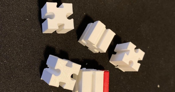 fischer technik Verbinder Kristallkuchen 3D Modelle Spielzeuge Spiele Gebäude 3d print model - Mito3D