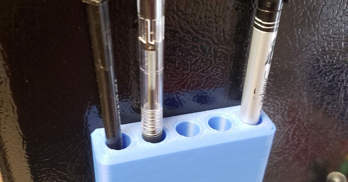 magnético caneta suporte jstory987 3D modelos casa escritório porta canetas 3D print model - Mito3D