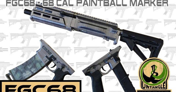 fgc-68 tipx edition tmc lower untangleworks 3D Models Sports & Outdoor paintball fgc fgc68 magfed fgc68mk2 3d print model - Mito3D