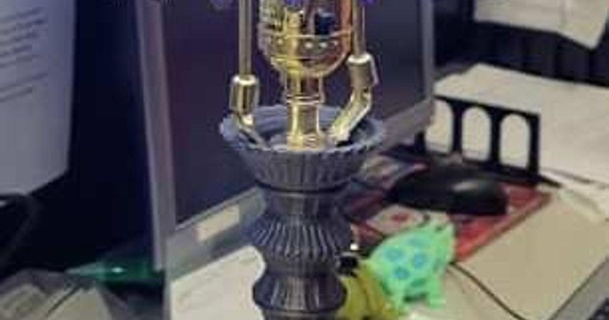 Kerze Stock Lampe 3d drucken 3D Modelle Haushalt Haus Ausrüstung thingiverse 3d print model - Mito3D