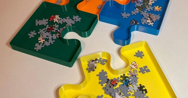 Puzzle Container Sortierung 3D Modelle Spielzeuge Spiele Rätsel Brain teasers 3d print model - Mito3D