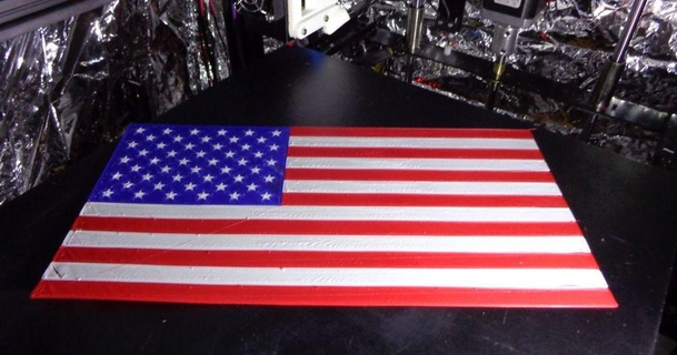 us flag gallaghersart 3D Models Hobby & Makers Other Ideas thingiverse americanflag 3d print model - Mito3D