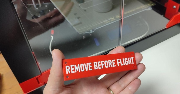 remove flight kvlasblom 3D Models Art & Design 2D Plates Logos fun safety aircraft 3d print model - Mito3D