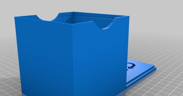 recyceln Box 75x75x75 verbieten nl 3D Modelle Spielzeuge Spiele thingiverse angepasst 3d print model - Mito3D