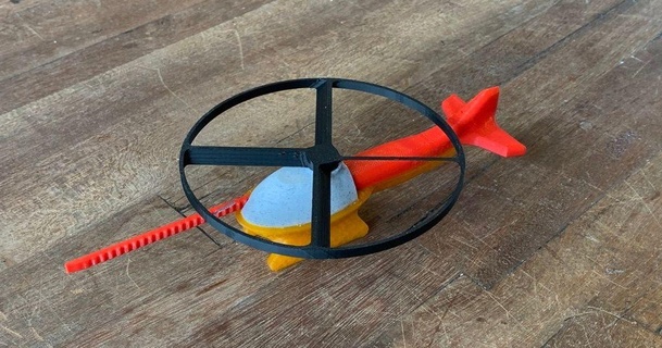 volant hélicoptère jouet Nouveau 3dbrooklyn 3D modèles jouets Jeux avion équipement 3d print model - Mito3D