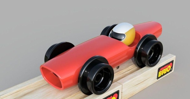 brio vintage car madsoul3d 3D Models Toys & Games Outdoor thingiverse vintagecar 3d print model - Mito3D