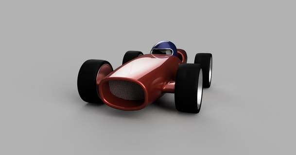 vintage toy car madsoul3d 3D Models Toys & Games Outdoor thingiverse vintagecar 3d print model - Mito3D