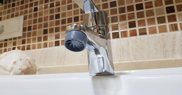 turbina grifo ahorrador agua madsoul3d 3D modelos casa baño thingiverse 3d print model - Mito3D