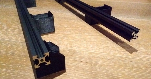 final apoyo tevo tarántula doble eje rieles Joon Coro 3D modelos 3D impresoras impresora partes actualizaciones 2040 thingiverse TEVO TARANTULA doble carril 3d print model - Mito3D