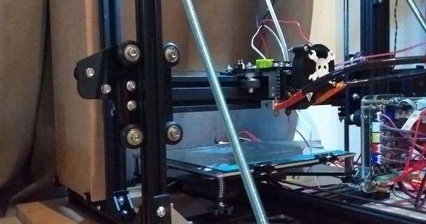 5 16 roscado varilla z brace tevo tarántula Joon Coro 3D modelos 3D impresoras impresora partes actualizaciones thingiverse TEVO TARANTULA armazón 2040extrusion 3d print model - Mito3D
