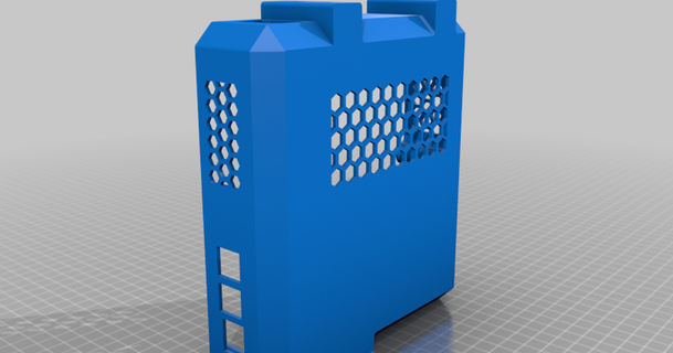 vertical box skr2 board & raspberry pi ender 3 v2 hebnern  3D Models  3D Printers  Creality Parts & Upgrades raspberrypi thingiverse skr14 ender3v2 skr2  3d print model - Mito3D