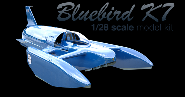 bluebird k7 hydroplane kit case western 3D Models Toys & Games Vehicles thingiverse 1967 3d print model - Mito3D