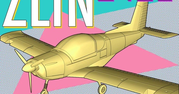 zlin 242l case western 3D Models Toys & Games Vehicles plane model aircraft airplane aviation 3d print model - Mito3D
