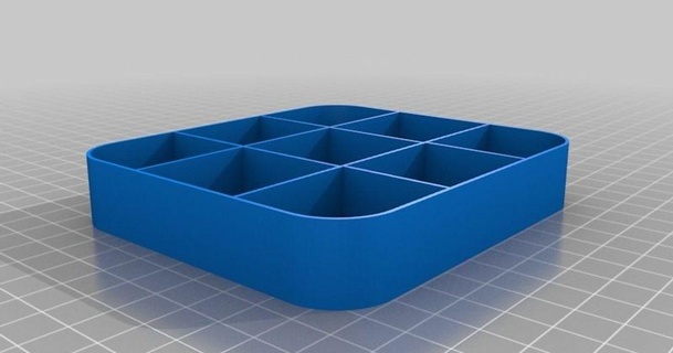dice city token tray dimand 3D Models Toys & Games Board thingiverse 3d print model - Mito3D