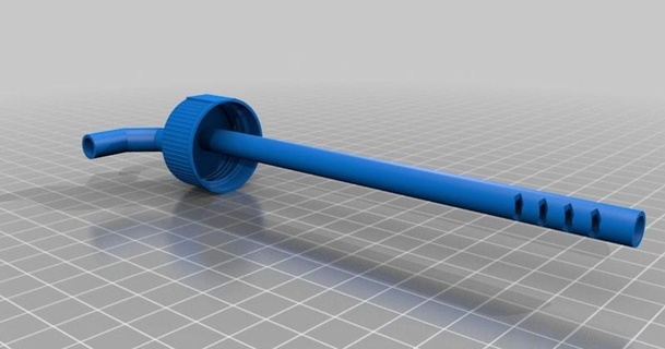 cap bottiglia acqua filtro bongo farò pipì 3D Modelli passatempo creatori idee svapare thingiverse dell 39 3d print model - Mito3D